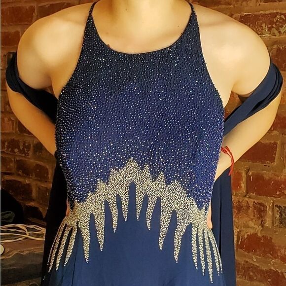 Aspeed Navy blue party dress - Picture 2 of 11